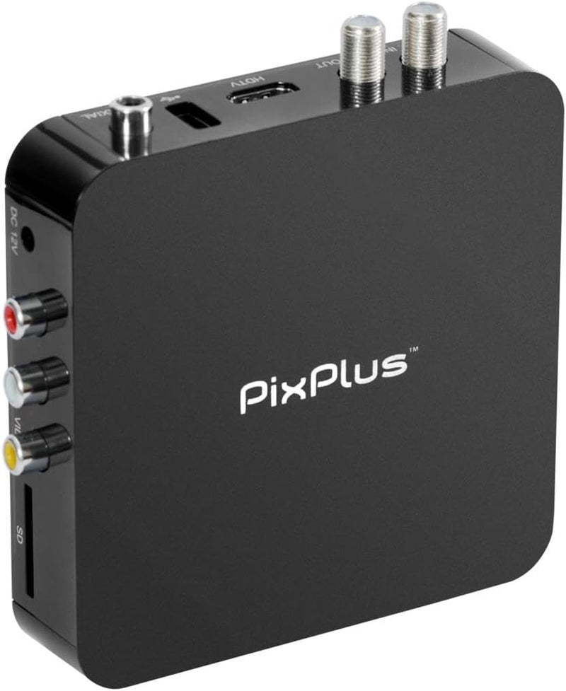 PixPlus ATSC Digital Converter Box for TV, HDMI Cable Recording Recording Function Output USB LED Timer Display 64GB - Image 3